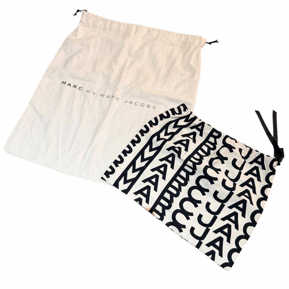 MARC BY MARC JACOBS Cotton Drawstring Purse Dust Bags X 2 LOT